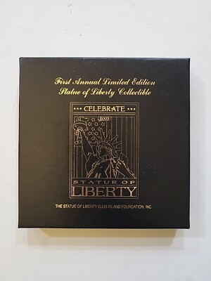 First Annual Limited Statue of Liberty Ellis Island Collectible Ornament 2003