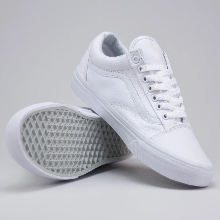 Vans online shoes white