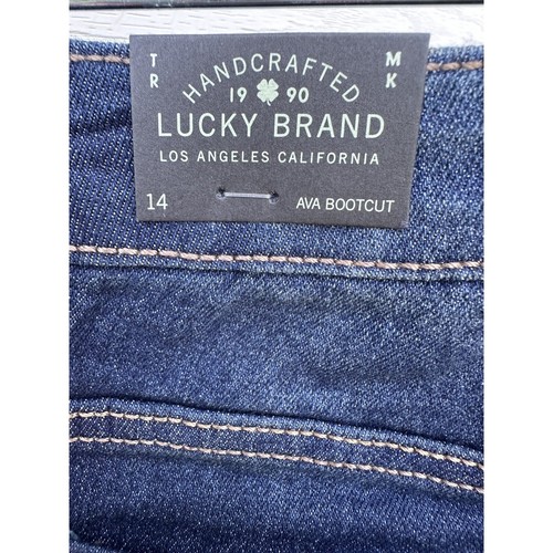 Lucky Brand Barrier Wash Girls Size 14 Ava Bootcut - Picture 7 of 7