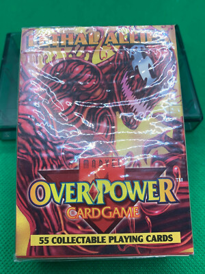 1995 Marvel Over Power Card Game Lethal Allies NEVER OPENED Mint Carnage Box