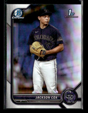 2022 Bowman Draft #BDC-174 Jackson Cox Chrome Refractor