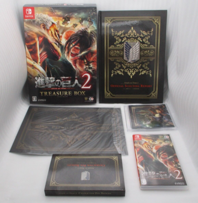 進撃の巨人 2 TREASURE BOX Switch Attack on Titan 2 Treasure Box Limited Edition Japan