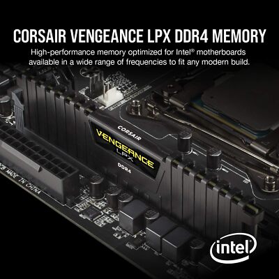 【コルセア】 Vengeance LPX DDR4 32GB (2x16GB) VENGEANCE® LPX 32GB (2 x 16GB) DDR4 DRAM 2400MHz C14 Memory Kit