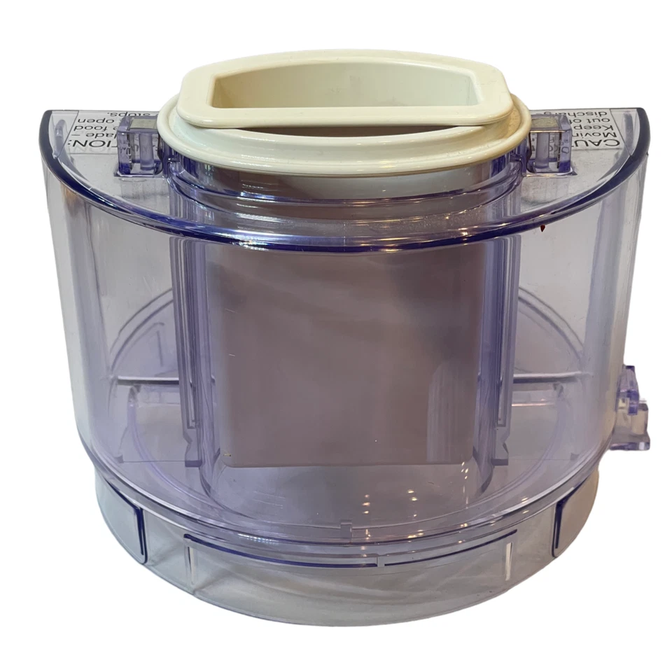 Braun Multipractic Food Processor Wide Feed Work Bowl Lid Chute Pusher 4261 4262 - Image 3 of 4