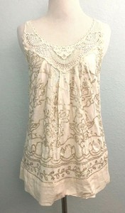 gold sequin tank top