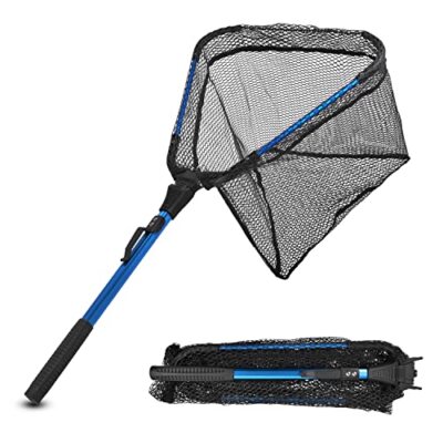 blue large fishing net for sale Ranger True Tournament Series Nets Dakota Angler Folding Fishing Landing Net, 31in