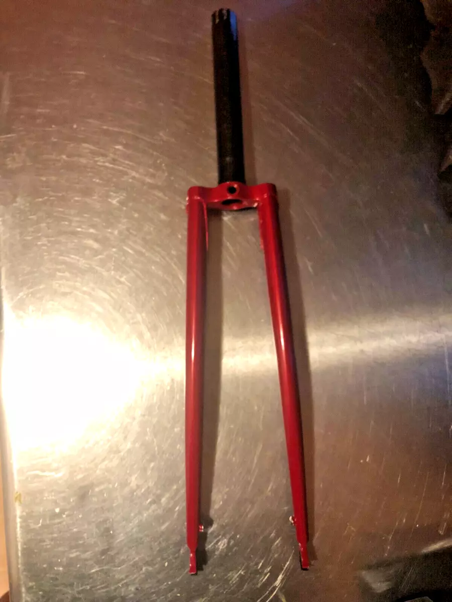 Threadless 1 1 8 Wabi 725 Reynolds Chromoly Cosmic Red Lugged
