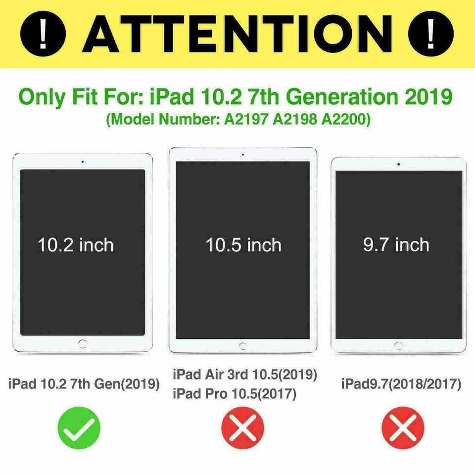 2 Pack Tempered Glass Screen Protector For Apple iPad 8th Generation 10.2 (2020) - Image 3 of 4