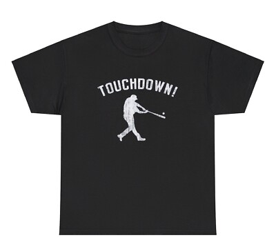 Touchdown Homerun Baseball T Shirt Silly Y2K Dumb Graphic Gen Z Humor Tee