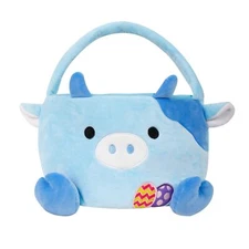 Cute Cow Easter Basket for Kids Easter Egg Hunt Festival Gift for Boys Girls