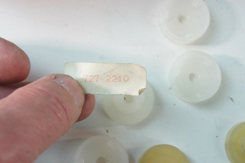 8 x Bolex 7125004 7272210 Projektor Scheiben Kappen Räder aus Werkstatt W-1830