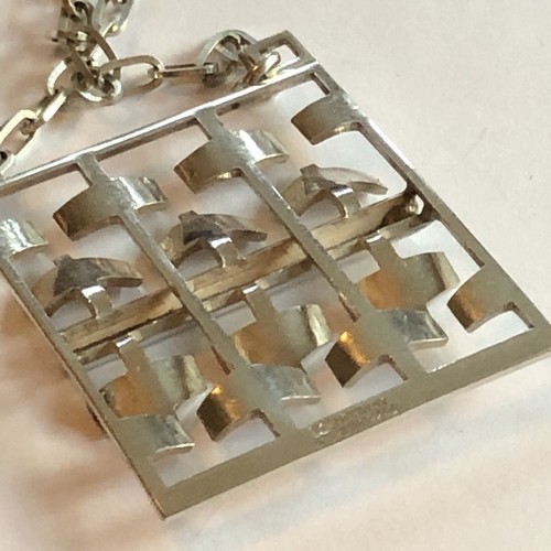 Ton Vigeland Norway Designs Halskette Anhänger Sterlingsilber Norweger Vintag... - Bild 9 von 12