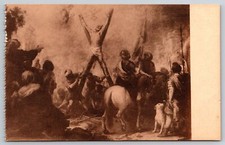 The Martyrdom of Saint Andrew Murillo Postcard UNPOSTED Spain