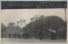 RPPC Graf Zeppelin LZ96 L40 Crashed and Captured Bourbonne-les-Bains France 1917