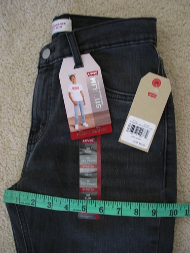 NWT Levi's 511 size 16 Reg 28x30 W28 L30 boys youth jeans SLIM from hip to ankle - Picture 7 of 11