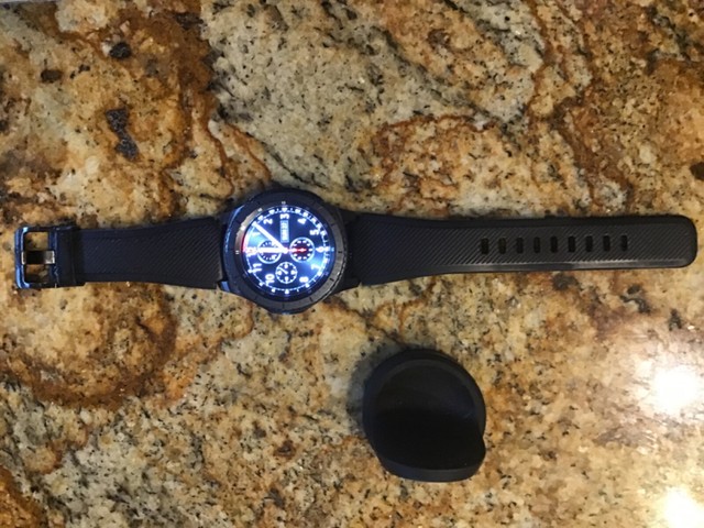 Samsung SM-R760 Gear S3 Frontier Bluetooth Smart Watch - Black for sale online | eBay