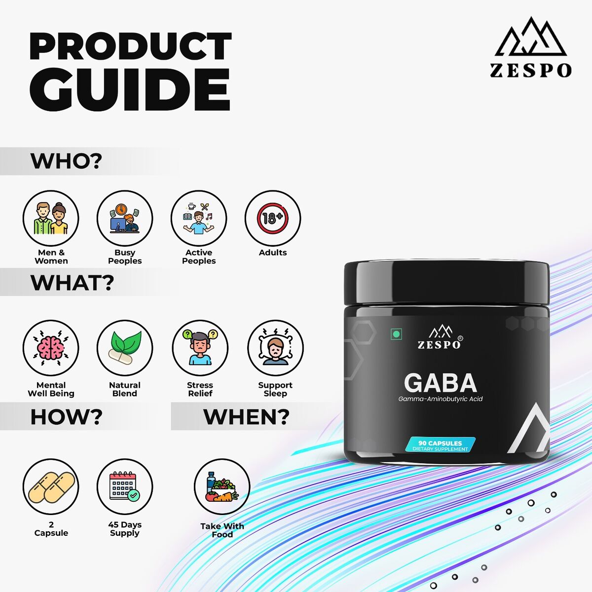 Gaba Supports Immune Function 100% vegan 1100 Mg90 Capsule Gaba Supports Immune Function 100% vegan 1100 Mg90 Capsule