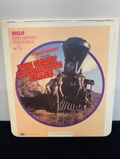 Walt Disney The Great Locomotive Chase CED RCA VideoDisc Selectavision Movie