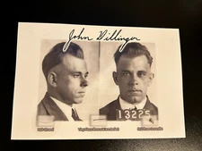 John Dillinger Hair Strand Worn and Soil Relic Collectible Mafia Gangster