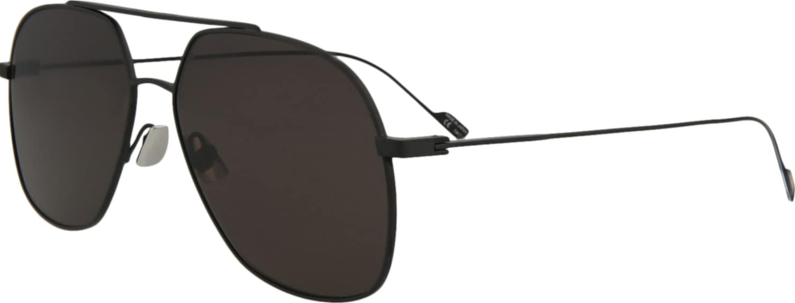 Occhiali da sole aviatore Saint Laurent SL192T 002 60mm titanio nero Italia unisex nuovi