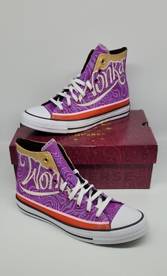 wonka×converse CHUCK TAYLOR ALL STAR Converse x Chuck Taylor All Star Willy Wonka Sneakers | eBay
