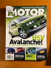 Motor magazine - November 2003 - HSV Avalanche - Porsche Carrera GT