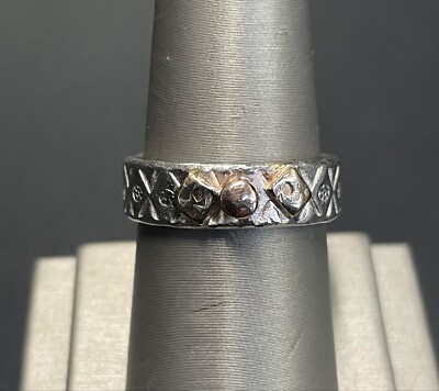 Beautiful Sterling Silver Ring Size 8.5 Signed K.M.R
