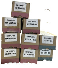 9 Pk - Sharp MX-51NT Toner Cyan Magenta MX-51NT-CA MX-51NT-MA MX-4140N 5141N New