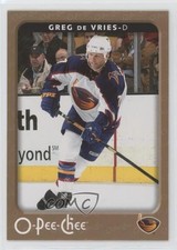 2006-07 O-Pee-Chee Greg de Vries #20 0r7h