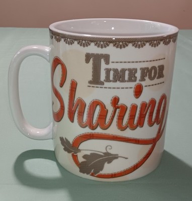 222 Fifth Time For Sharing Mug Autumn Leaves Ceramic Coffee Mug