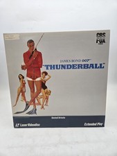 James Bond 007, 1965 Movie THUNDERBALL Laser Videodisc CBS Fox Extended Play