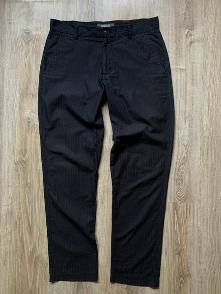 Men Kenneth Cole Trousers Black Cotton 30 / S / 44