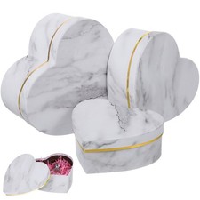 3 Pcs Packing Boxes Heart Shaped Heart-shaped Bulk Wedding Favor