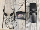 VTG 90s Sony Walkman Cassette Player With Original Headphones & SRS-P3 Speakers