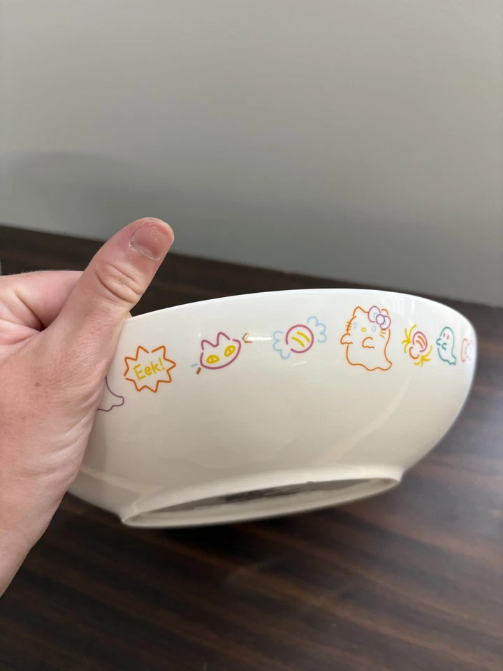 Hello Kitty Halloween Large Ceramic Pumpkin Bowl Sanrio 2018 Candy Dish Japan De - Image 3 of 3