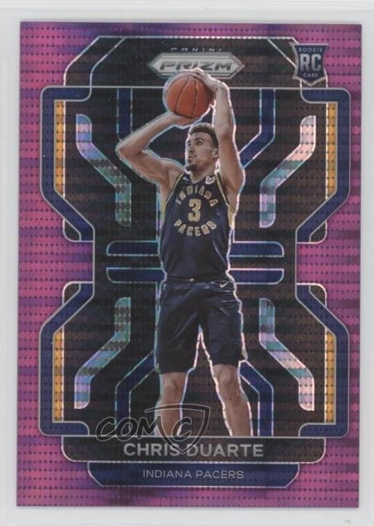 2021-22 Panini Prizm Purple Pulsar Prizm 12/35 Chris Duarte #315 Rookie RC 12eq