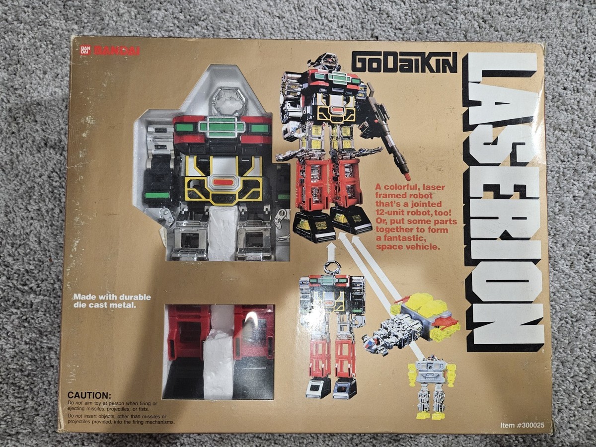 Godaikin Laserion Robot Bandai 1984 in Box | eBay