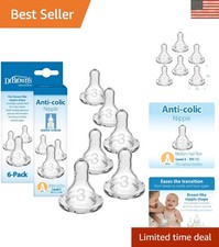 Dr. Browns Level 3 Silicone Baby Bottle Nippl...