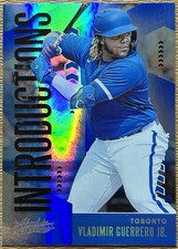 Vladimir Guerrero Jr. 2020 Panini Absolute Introductions Spectrum Blue #INT2
