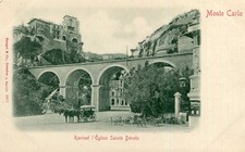 Karte MONACO MONTE CARLO Ravinet die Kirche S...