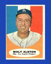 1961 Topps Set-Break #136 Walter Alston Mgr EX-EXMINT *GMCARDS*