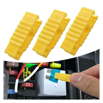 Tuxihapp 3PCS Car Fuse Puller Tool, Universal Plastic Automotive Boat Yellow 