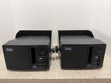 2 Anchor Audio AN-1000X Black Powered Speaker Monitor 2-Way w/ Brackets All NM