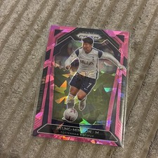 2020-21 Panini Prizm Premier League Heung-Min Son Pink Cracked Ice #164 Spurs