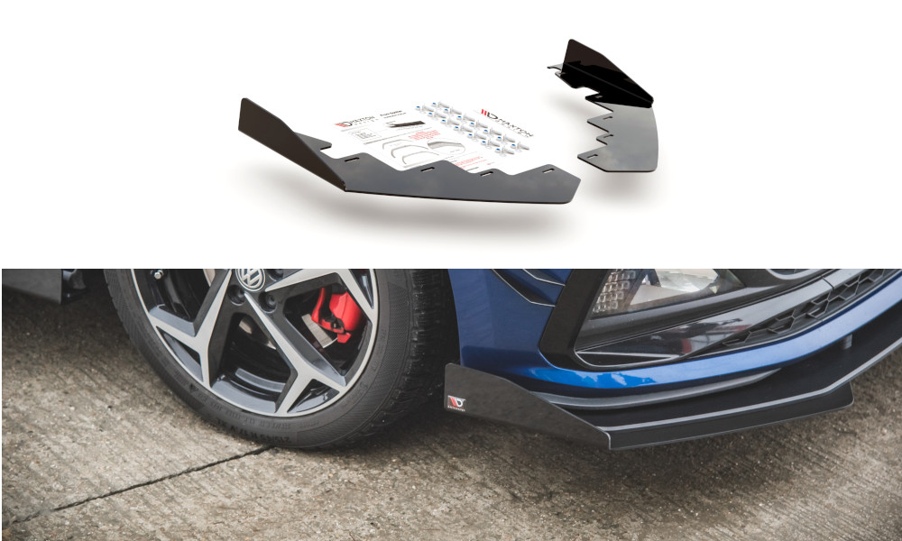 Flaps Maxton Polo GTI Mk6 rabats brillant style urbain et circuit