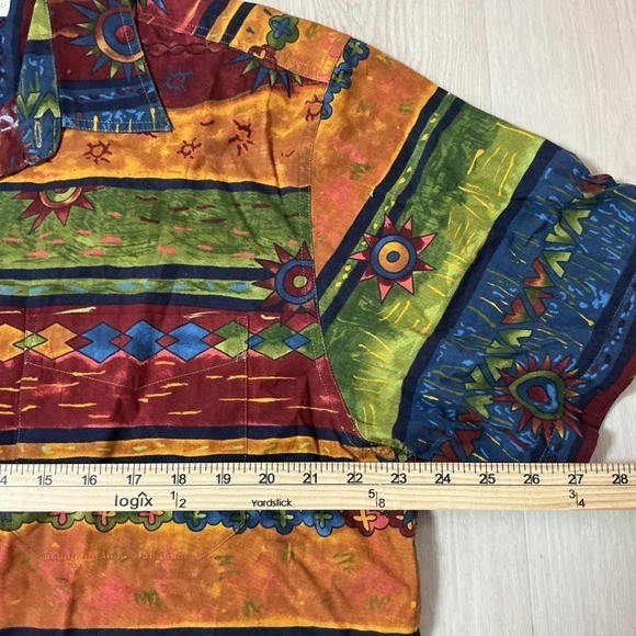 The Territory Ahead Multicolor Patterned Polo Shi… - image 4