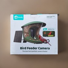 Birdfy Feeder 2 Pro AI Bird Feeder Camera, Waterproof, Solar Powered