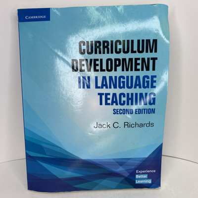 Curriculum Development in Language Teaching - Paperback - ACCEPTABLE