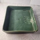 Mc Coy USA Vintage Pottery Square Planter Green 8X 8