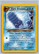 Dark Omanyte 37/105 Neo Destiny Uncommon MP Pokemon TCG on eBay